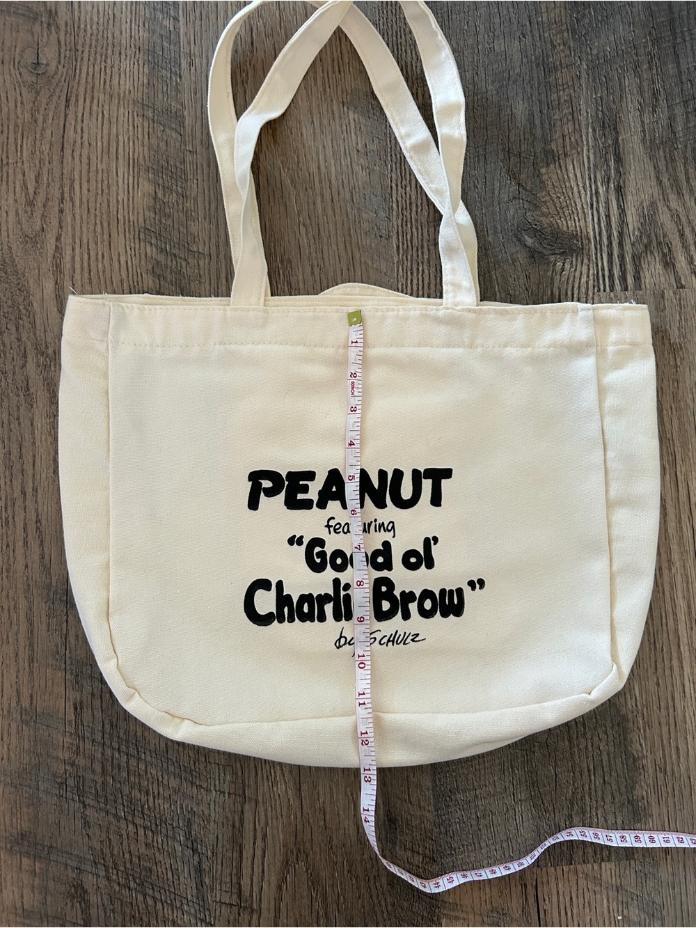 Snoopy and Peanut Tote Bag (Charlie Brown) - Picture 8 of 8